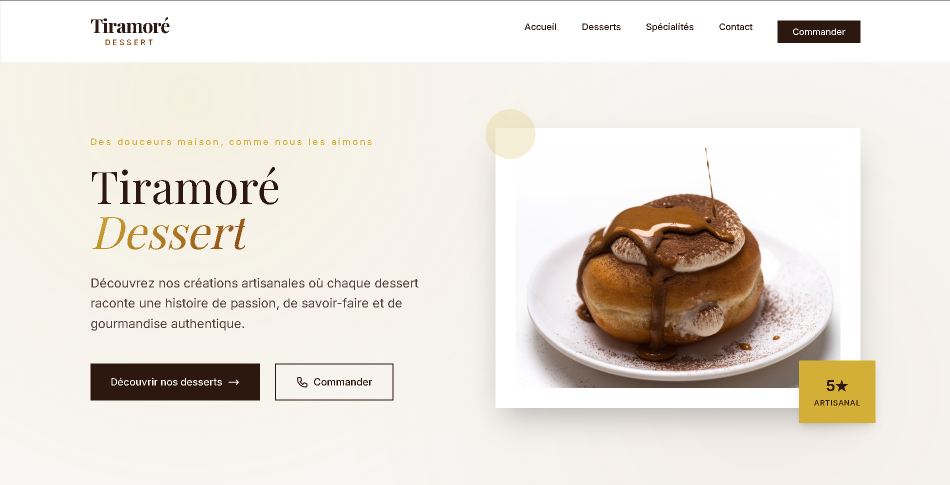 Tiramoré Dessert