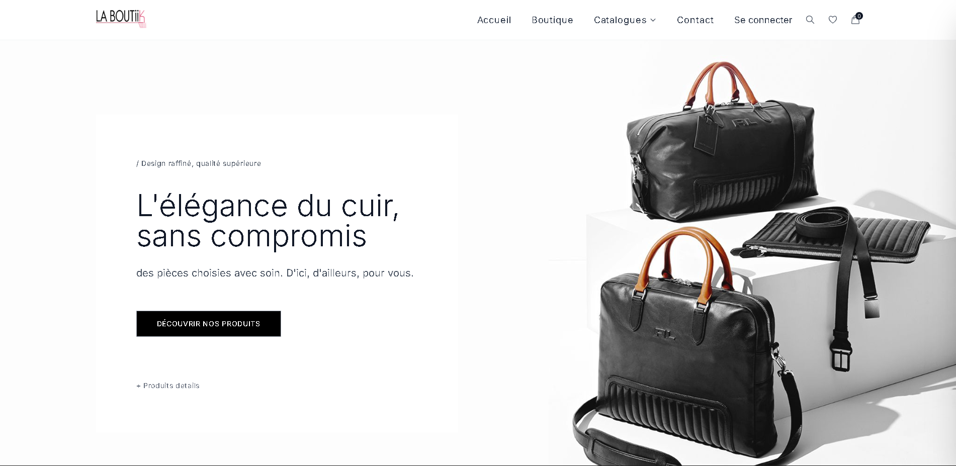 Laboutiik - Boutique e-commerce maroquinerie